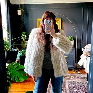 VINTAGE 1950’s Fox Fur Coat